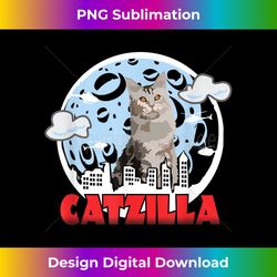 Catzilla, Cool Cat For Men Women Kids, Cat Lover, Kitten - Chic Sublimation Digital Download - Access the Spectrum of Sublimation Artistry