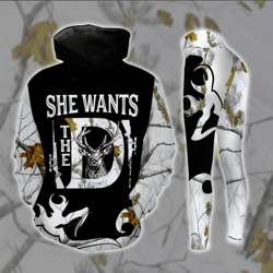 Gift for Mother She Wants The D Hunting Hoodie &8211 Legging 3D