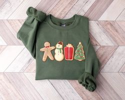 Gingerbread Cookies Sweatshirt, Christmas Shirt, Christmas Matching Sweatshirt, Family Shirt, Christmas Sweater, Xmas Sh