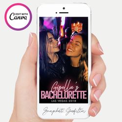 Neon Bachelorette Snapchat Geofilter, Neon Bachelorette Geofilter, Pink Bachelorette Filter, Bachelorette Snapchatfilter