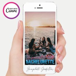 Beach Bash Snapchat Geofilter, Neon Bachelorette Geofilter, Pink Bachelorette Filter, Bachelorette Snapchat geofilter