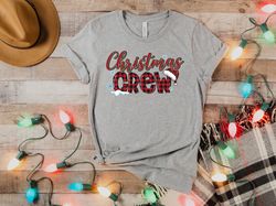 Christmas Crew Santa Shirt, Christmas Leopard Shirt, Christmas Light Shirt, Christmas Crew Family Matching Shirts, Merry