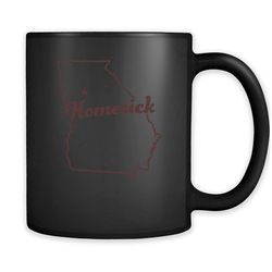 Georgia Homesick &8211 Full-Wrap Coffee Black Mug
