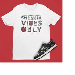 Sneaker Vibes Only Shirt To Match Quartersnacks Nike SB Dunk, 90s Art, 90s Design, Zebra Print SVG, Skater Gift