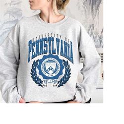 Vintage style University of Pennsylvania Shirt, Pennsylvania University Shirt,Pennsylvania College Shirt,Pennsylvania Un