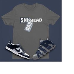 sneakerhead sticker shirt match dunk georgetown - uptempo georgetown shirt - sneaker stickers svg