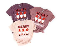 MERRY Christmas Gnomes Shirt, Merry ChristmasShirt, Christmas Shirt, New Year Shirt,Most Wonderful Time of The Year Shir