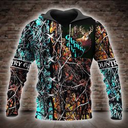 Country Girl Hunting All Over Printed Hoodie X231281