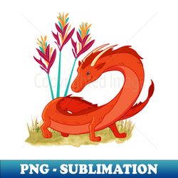 Dragon With Design - Signature Sublimation PNG File - Instantly Transform Your Sublimation Projects