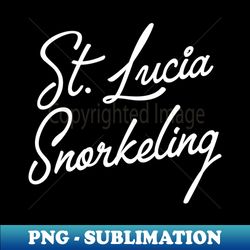 St Lucia Snorkeling - Creative Sublimation PNG Download - Instantly Transform Your Sublimation Projects
