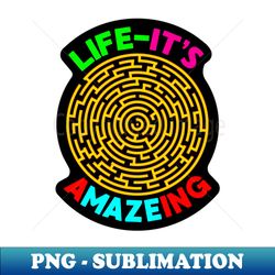A-Maze-ing Life - Artistic Sublimation Digital File - Perfect for Sublimation Mastery