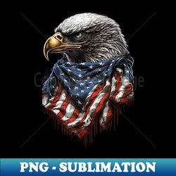 4th Of July Bald Eagle American US Flag Country 4th Of July - Aesthetic Sublimation Digital File - Enhance Your Apparel with Stunning Detail