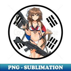 Korean Gunslinger Girl - Instant PNG Sublimation Download - Transform Your Sublimation Creations
