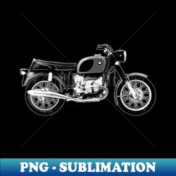 1969 R75-5 Motorcycle Graphic - Instant PNG Sublimation Download - Enhance Your Apparel with Stunning Detail