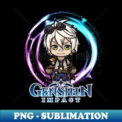 Genshin Impact x Bennett Chibi - Creative Sublimation PNG Download - Create with Confidence