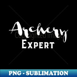 Archery Expert Artistic Archer Design - Vintage Sublimation PNG Download - Perfect for Creative Projects