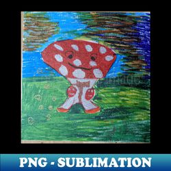 Mischievous Mushroom - Elegant Sublimation PNG Download - Unlock Vibrant Sublimation Designs