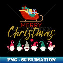 Merry Christmas - PNG Transparent Sublimation File - Unleash Your Creativity