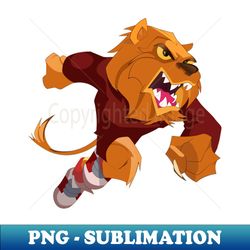 lion football cartoon - unique sublimation png download - unleash your inner rebellion