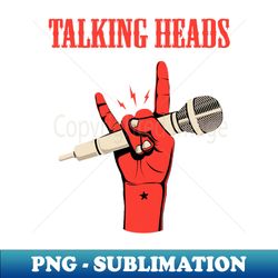 talking heads band - decorative sublimation png file - enhance your apparel with stunning detail