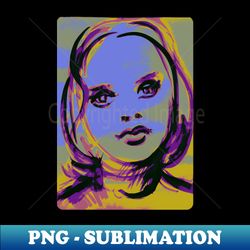 Beautiful Woman Portrait - Creative Sublimation PNG Download - Unleash Your Inner Rebellion