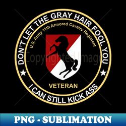 11th Armored Cavalry Regiment Veteran US Army - Premium PNG Sublimation File - Unlock Vibrant Sublimation Designs