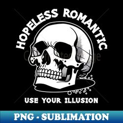 Hopeless Romantic - Decorative Sublimation PNG File - Bold & Eye-catching