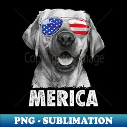 Labrador 4th of July Merica Sunglasses Men USA American Flag - High-Resolution PNG Sublimation File - Add a Festive Touch to Every Day