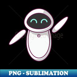 Assistant Robot Hi Expression - PNG Sublimation Digital Download - Unlock Vibrant Sublimation Designs