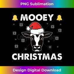 Funny Farm Cow Heifer Santa Claus Mooey Christmas Ugly Xmas - Luxe Sublimation PNG Download - Spark Your Artistic Genius