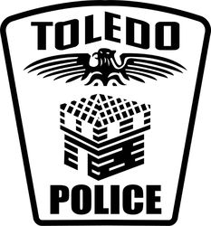 TOLEDO POLICE PATCH VECTOR FILE SVG DXF EPS PNG JPG FILE