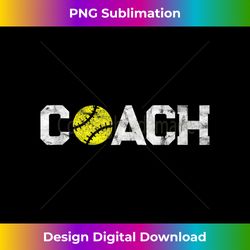 Gifts Softball Coaches Appreciation - Softball Coach Tank Top - Artisanal Sublimation PNG File - Ideal for Imaginative Endeavors