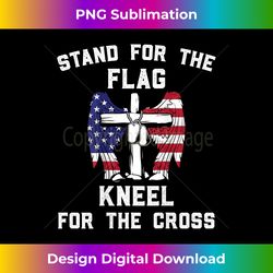 I Don't Kneel Christian T- (Design On Back of ) - Luxe Sublimation PNG Download - Tailor-Made for Sublimation Craftsmanship