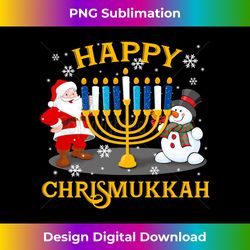 Happy Chrismukkah Funny Hanukkah Christmas Jewis Gifts Xmas Long Sleeve - Vibrant Sublimation Digital Download - Crafted for Sublimation Excellence