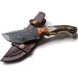 beautiful tracker knife with high carbon steel blade