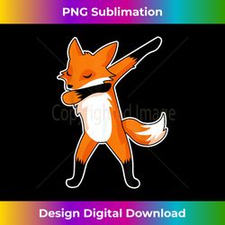 Dabbing Fox  Cool Great Fan of Foxes Tee Party Gift - Contemporary PNG Sublimation Design - Elevate Your Style with Intricate Details