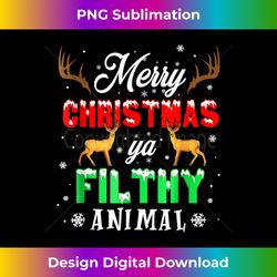 Funny Alone At Home Movies Merry Christmas You Filty Animal - Chic Sublimation Digital Download - Enhance Your Art with a Dash of Spice