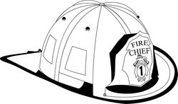 FIRE FIGHTER CHIEF HELMAT VECTOR FILE 16 SVG DXF EPS PNG JPG FILE