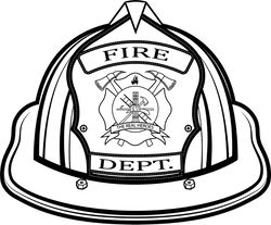 fire fighter helmet the real heroes vector file SVG DXF EPS PNG JPG FILE