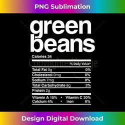 Funny Green Bean Nutrition Thanksgiving Costume - Futuristic PNG Sublimation File - Rapidly Innovate Your Artistic Vision