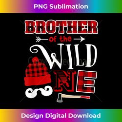 1st Birthday Lumberjack Brother Of the Wild One - Bespoke Sublimation Digital File - Pioneer New Aesthetic Frontiers