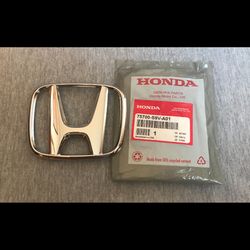 Honda Genuine Chrome Front Grille Emblem Badge for MR-V / Pilot