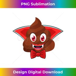Halloween Dracula Poop Funny Vampire - Classic Sublimation PNG File - Elevate Your Style with Intricate Details