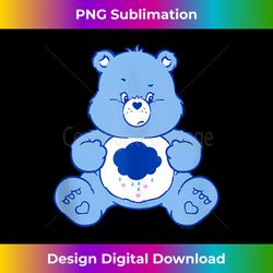 care bears vintage classic grumpy bear cloudy belly badge tank top - eco-friendly sublimation png download - infuse everyday with a celebratory spirit