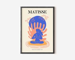 Henri Matisse Exhibition Poster, Famous Gallery Wall Art Print, Boho Art Print Floral Wall Decor, Garden, Scenery Nature
