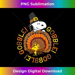 Peanuts Snoopy and Woodstock Thanksgiving Gobble - Deluxe PNG Sublimation Download - Tailor-Made for Sublimation Craftsmanship