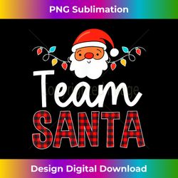 Team Santa Family Group Matching Christmas Pajama Party - Edgy Sublimation Digital File - Ideal for Imaginative Endeavors