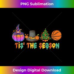 tis the season pumpkin xmas tree fall season basketball tank top - sublimation-optimized png file - rapidly innovate your artistic vision