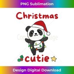 Panda Christmas Cutie Panda's Christmas - Sublimation-Optimized PNG File - Customize with Flair