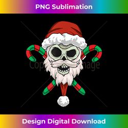 skull santa christmas skull santa hat for xmas - futuristic png sublimation file - elevate your style with intricate details